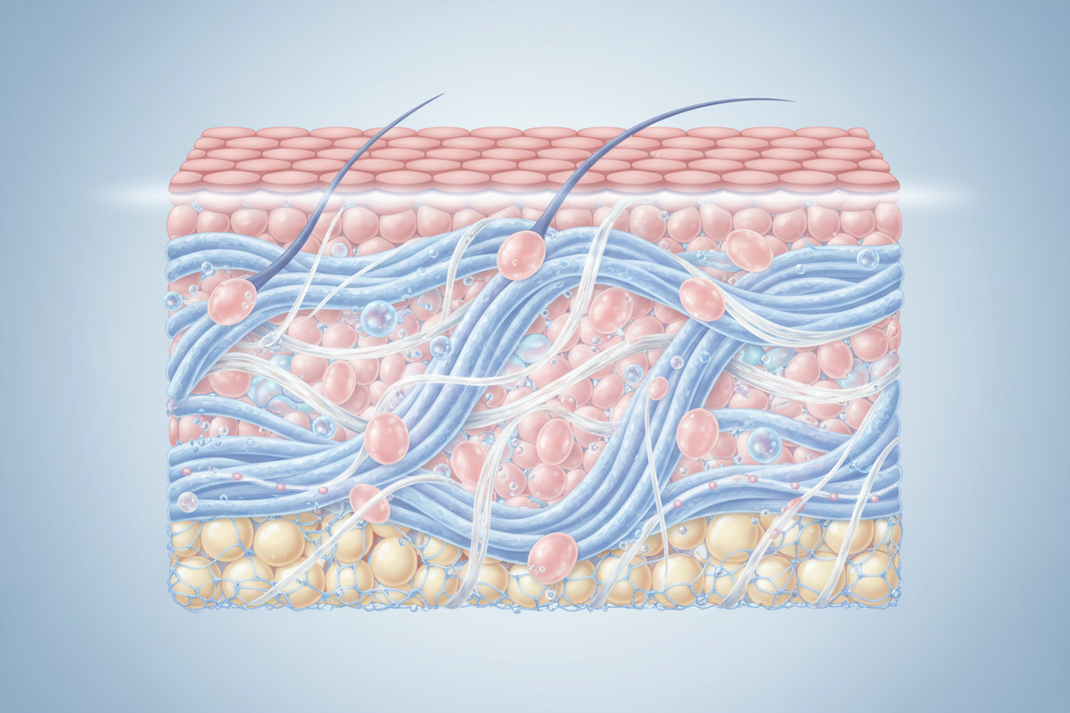 Beyond Hydration: Repairing Crepey Skin at the Cellular Level