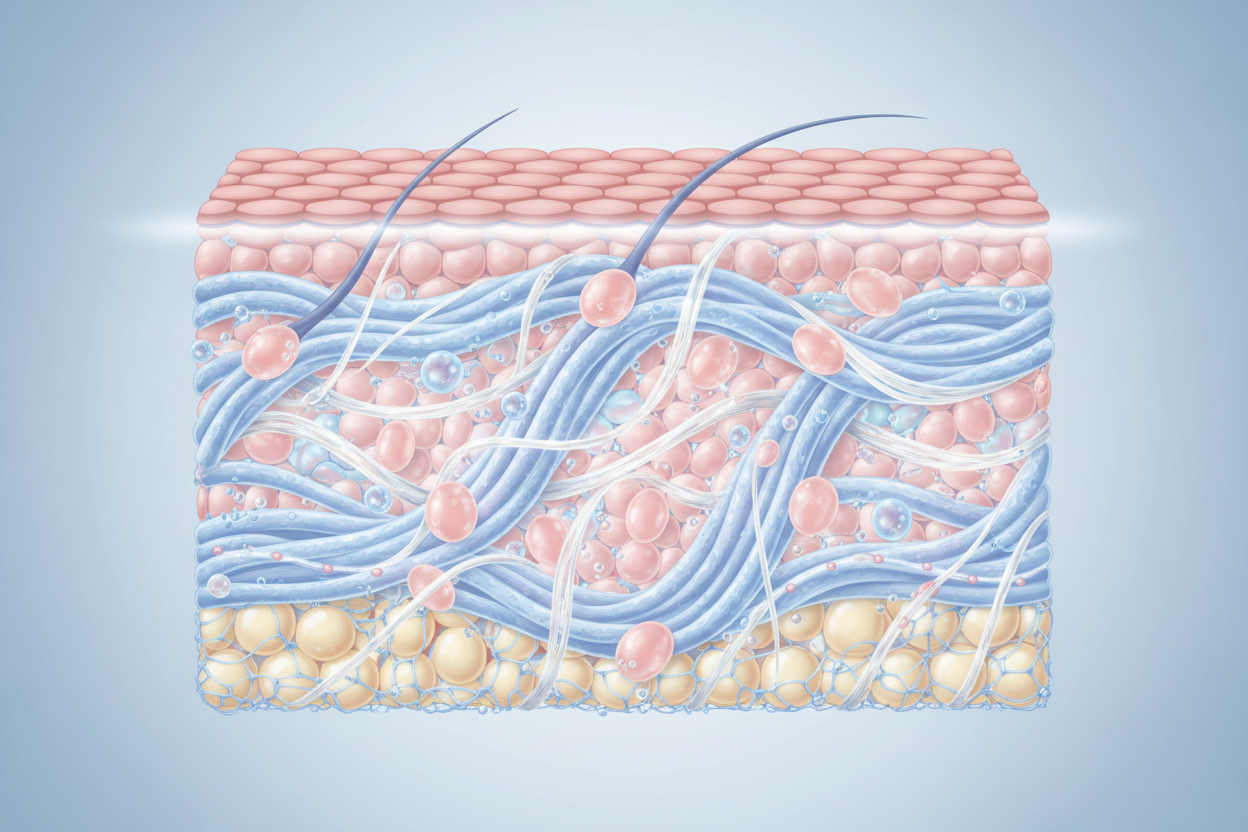 Beyond Hydration: Repairing Crepey Skin at the Cellular Level