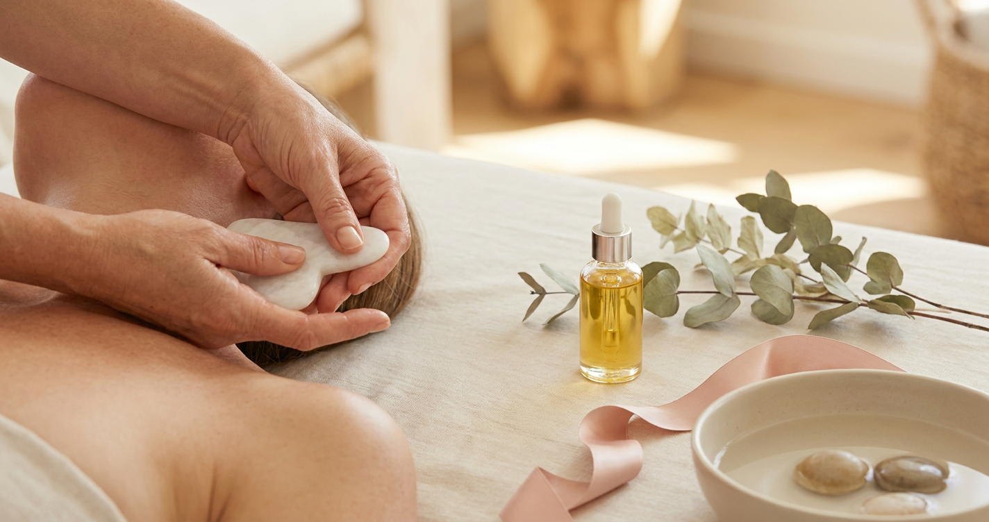 5-Minute Lymphatic Massage for Crepey Skin